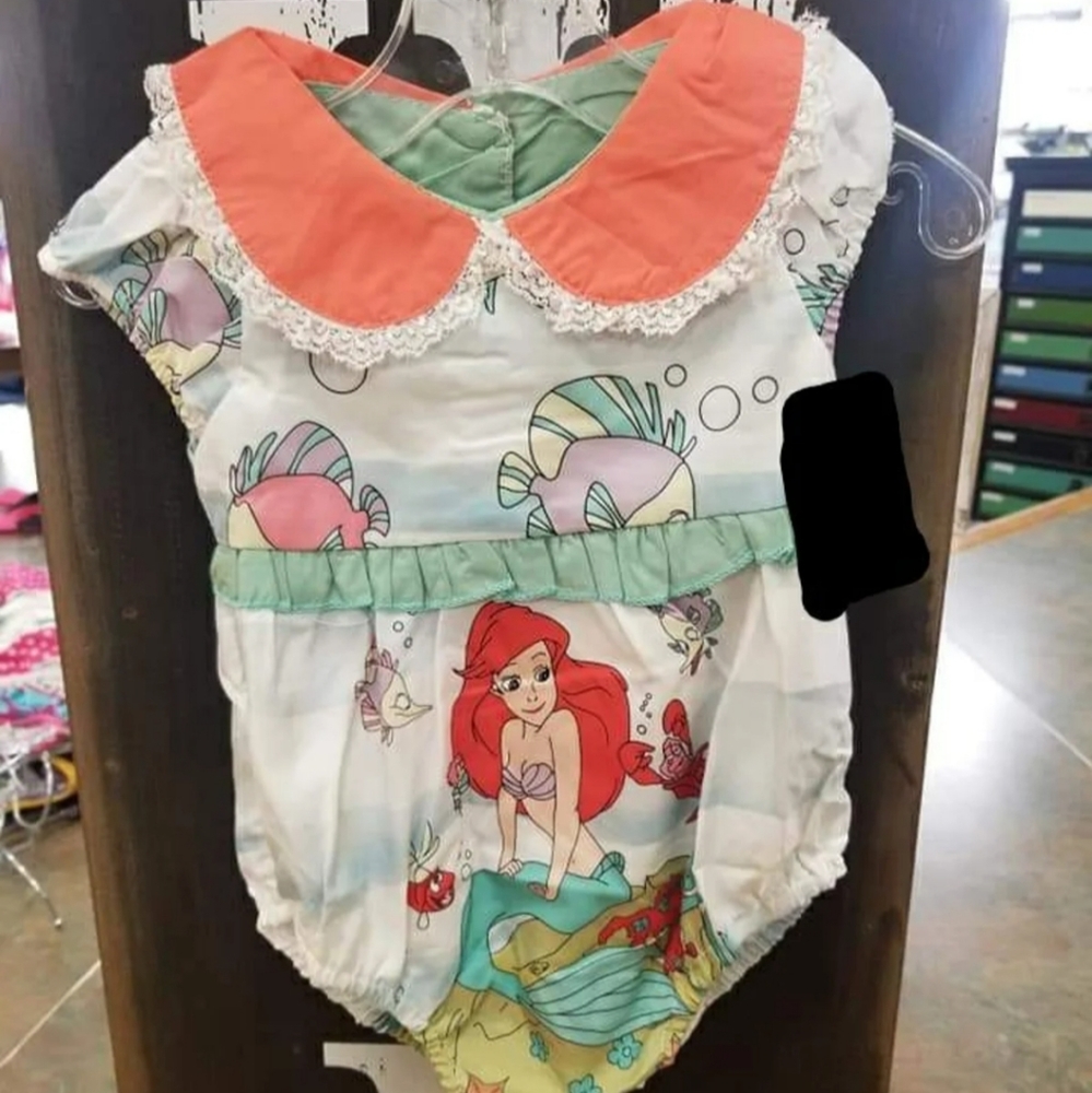 Little mermaid romper 3T